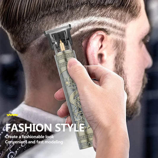 T9 Hair Cutting Machine Hair Clippers Rechargeable Beard Shaver for Men