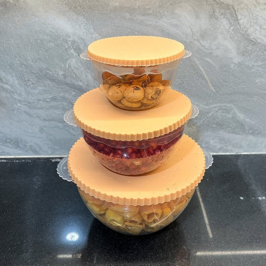 Multi-Purpose Bisco Food Storage Box-3in1 Set Random Colors