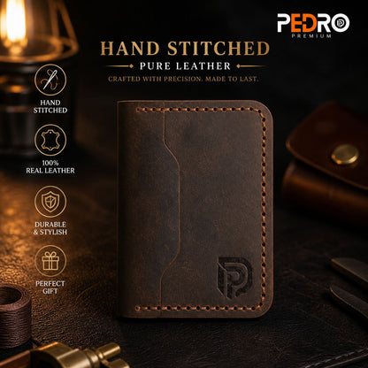 Pedro Premium Hand Stitched Wallet – 100% Pure Leather