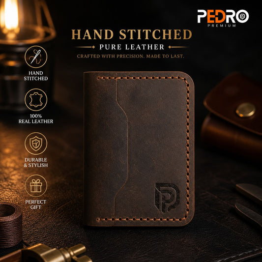 Pedro Premium Hand Stitched Wallet – 100% Pure Leather