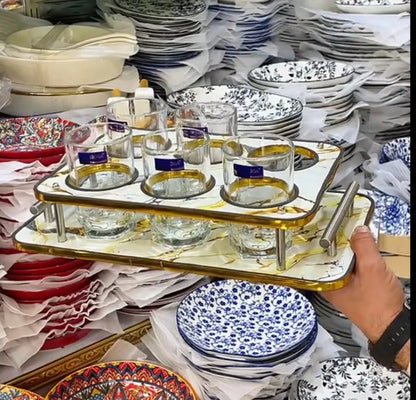 Glass Holding Tray