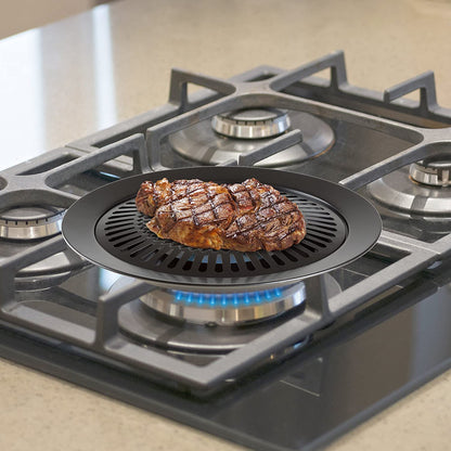 Non Stick Smokeless BBQ Stove Top Grill For Kitchen and Outdoor