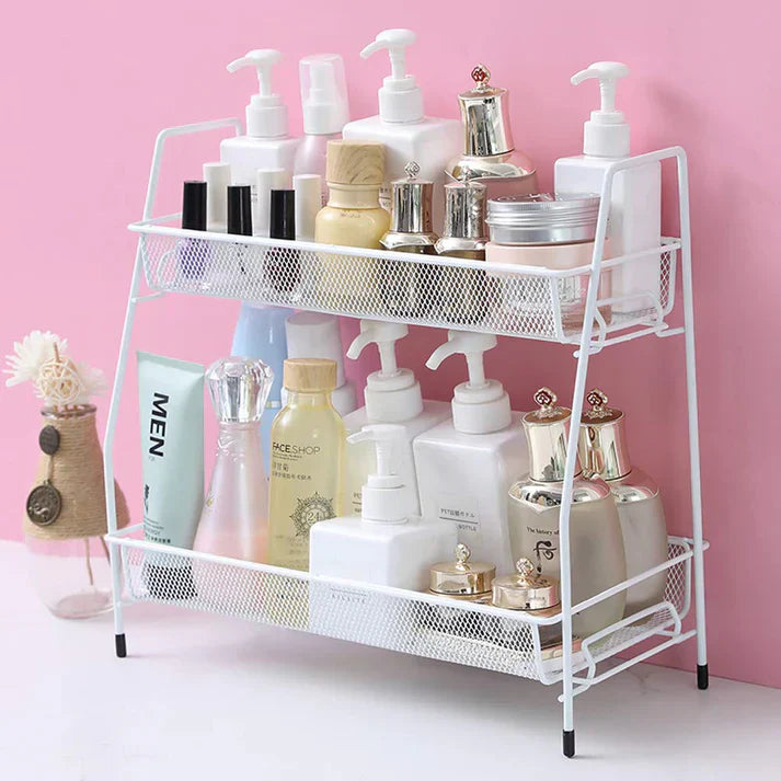 Multipurpose Portable 2-Tier Metal Stand For Kitchen &amp; Bathroom & In just Rs 1699 with 10 Days Money Back Guarantee for Customer Satisfaction.