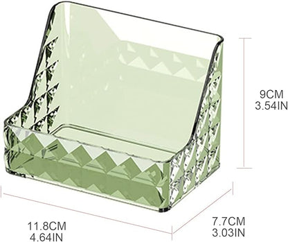 Multifunction Wall Mount Cosmetic Storage Box with Diamond Pattern
