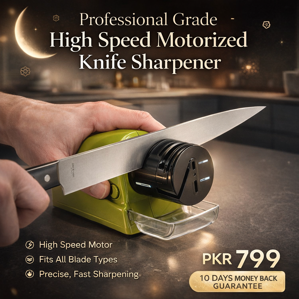 Multifunction Motorized Knife Sharpeners Super Sharp and Cordless Rs 799
