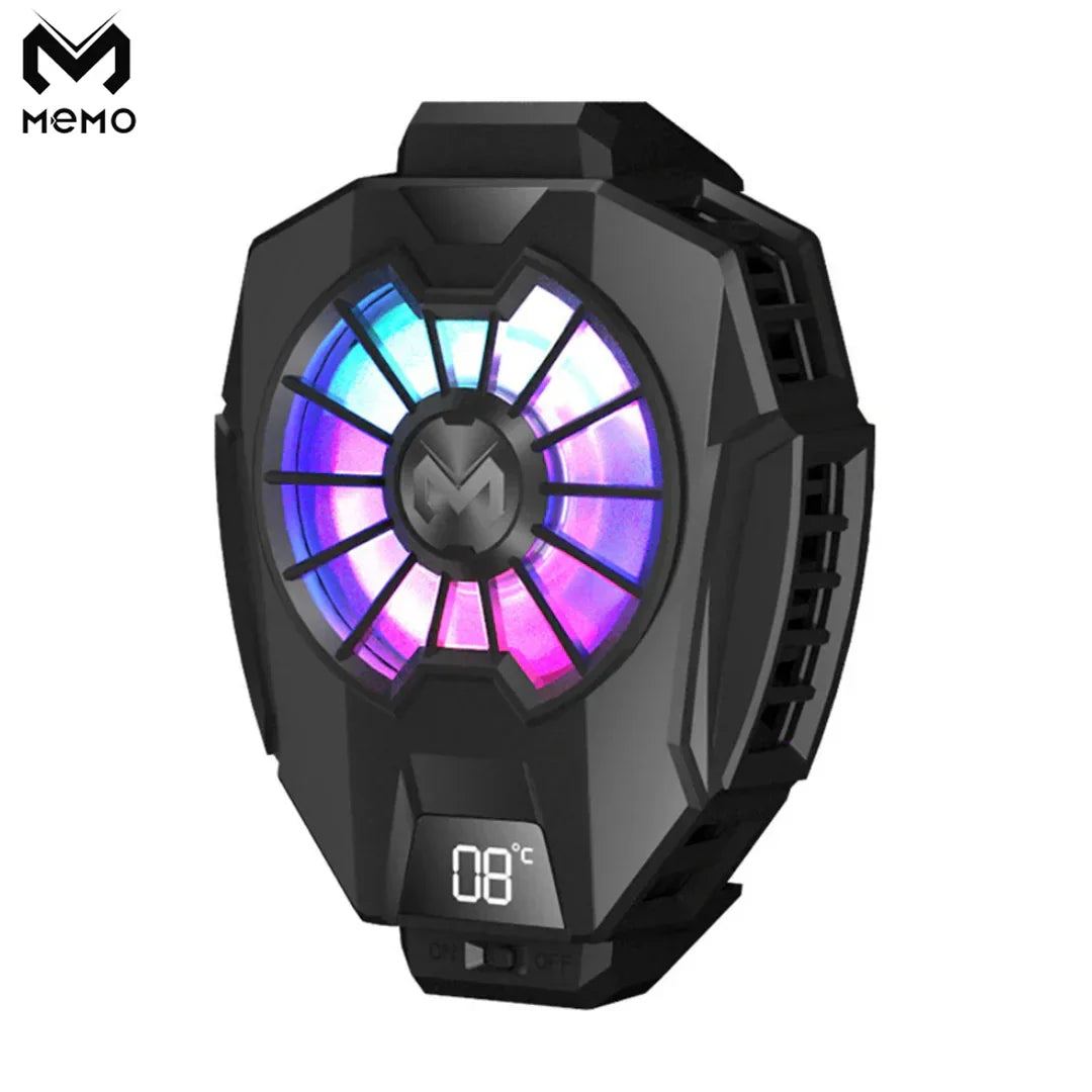 NEW MEMO DL05 RGB Cooling Fan | Portable Mobile Gaming Radiator