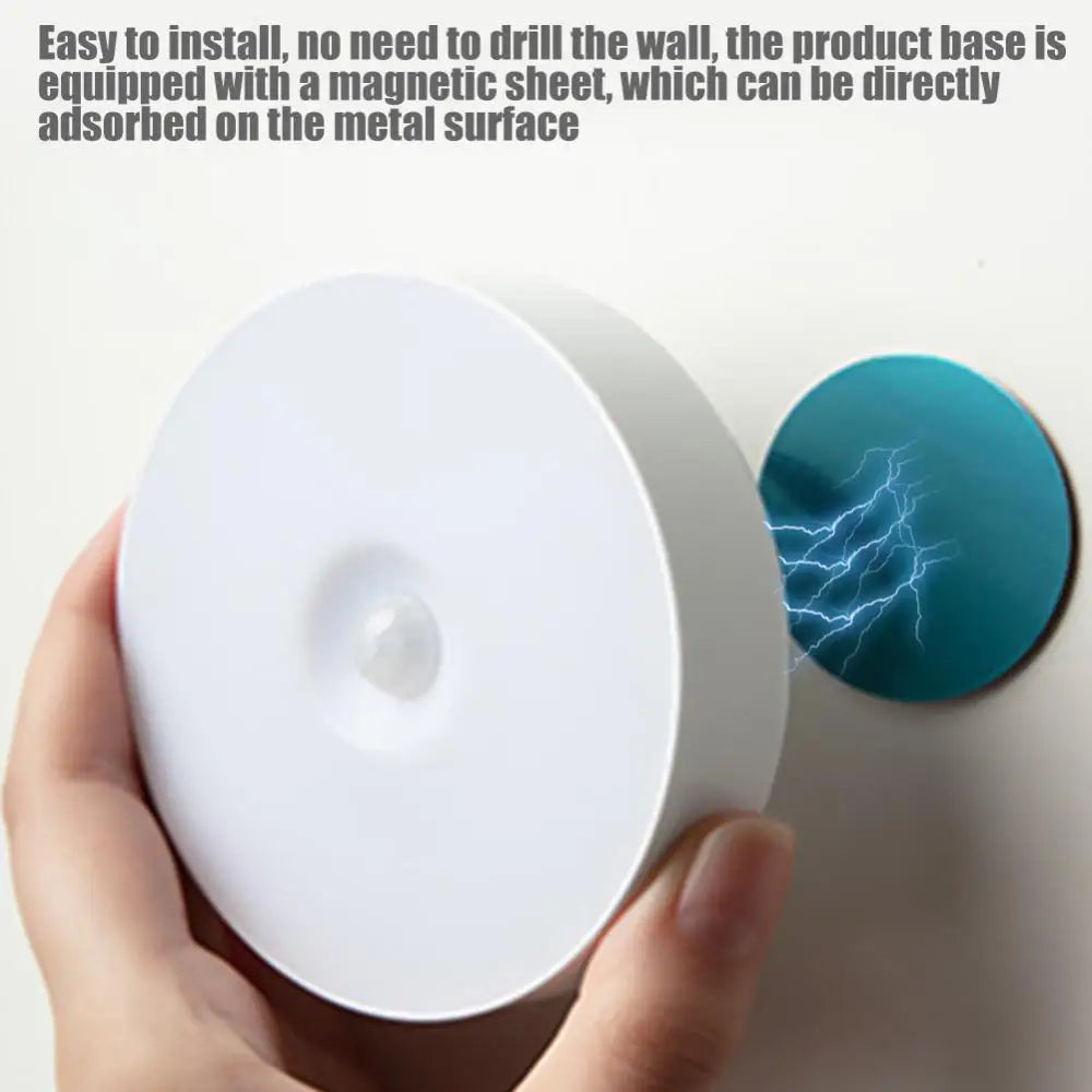 USB Charging Intelligent Motion Sensor Night Light for Hallway, Wardrobe, Bedroom, Bathroom, Kitchen, Basement, Cupboard and Garage