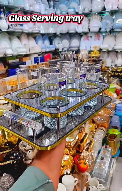 Glass Holding Tray