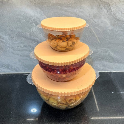 Multi-Purpose Bisco Food Storage Box-3in1 Set  Random Colors