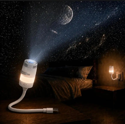 Flexible USB Starry Sky Projector Night Lamp