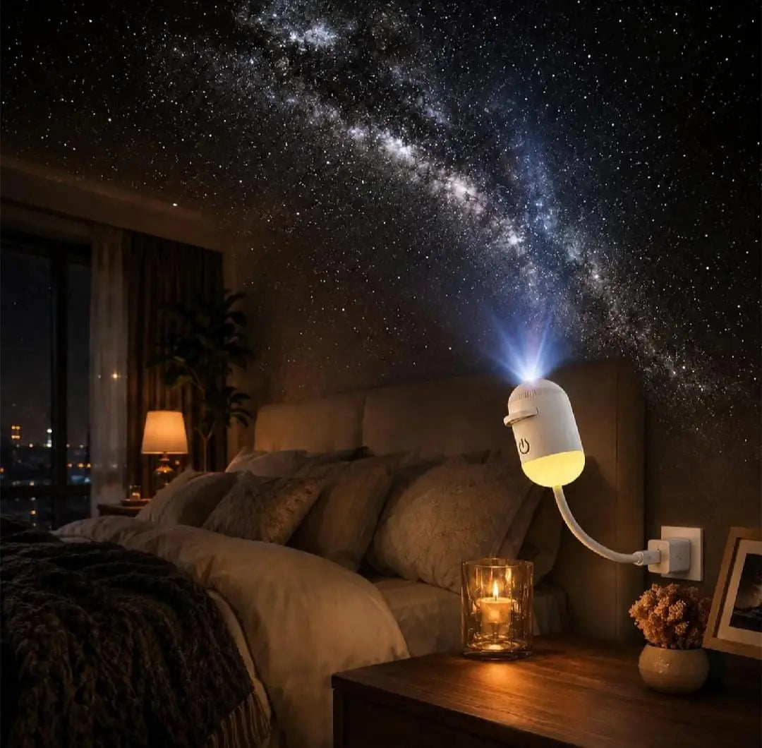 Flexible USB Starry Sky Projector Night Lamp