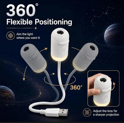 Flexible USB Starry Sky Projector Night Lamp