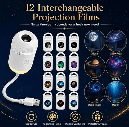 Flexible USB Starry Sky Projector Night Lamp