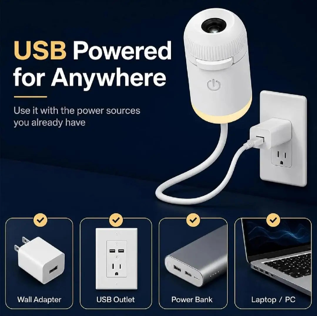 Flexible USB Starry Sky Projector Night Lamp