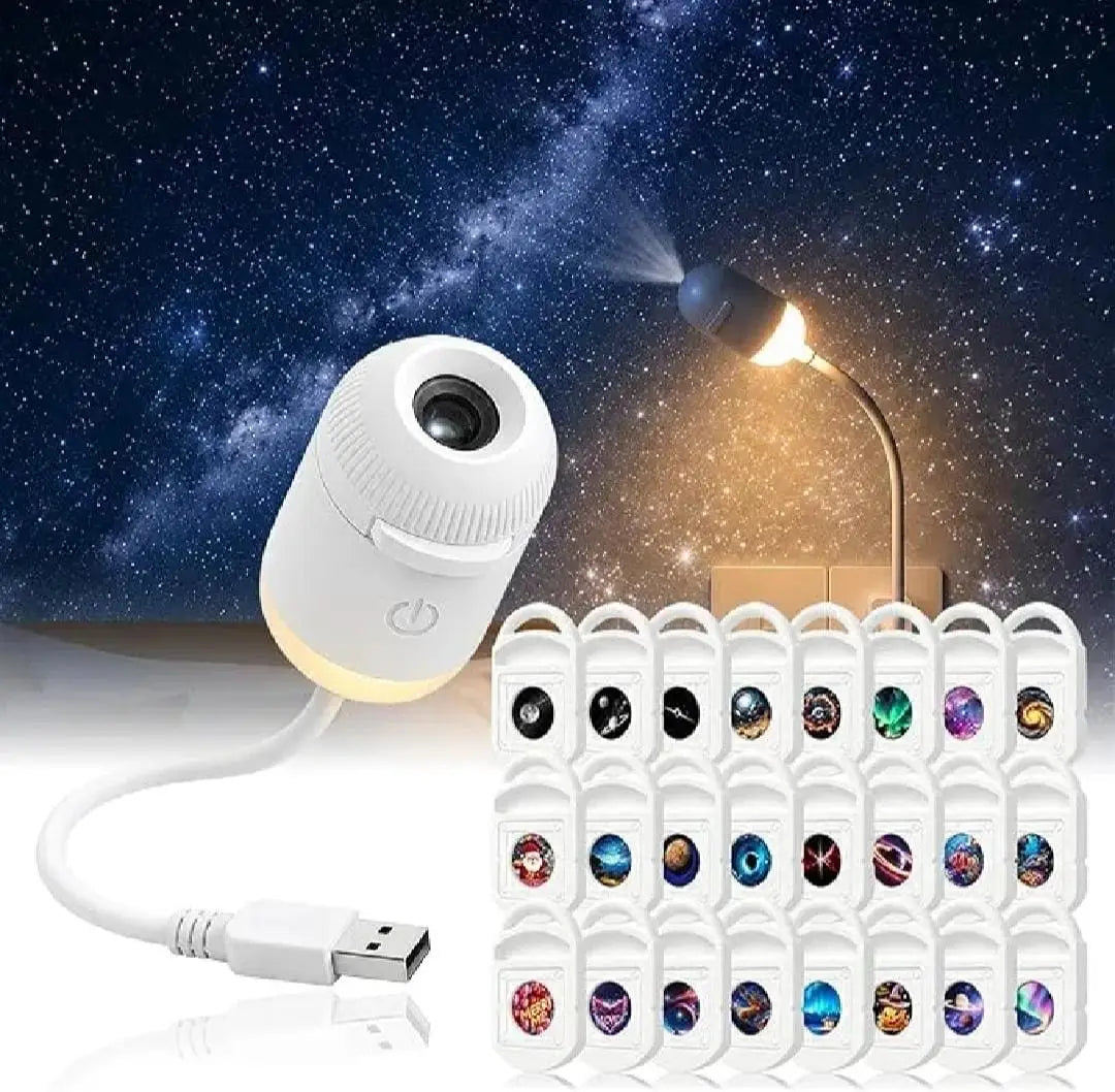 Flexible USB Starry Sky Projector Night Lamp