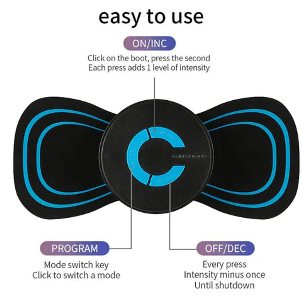 Imported Multifunctional Electric All Body Mini Massager Super Intelligent Cervical Massager