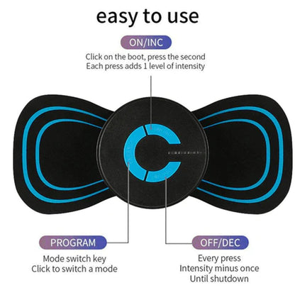 Imported Multifunctional Electric All Body Mini Massager Super Intelligent Cervical Massager