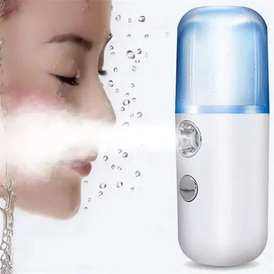 Rechargeable Facial Steamer Mist Sprayer Humidifier Nebulizer and Beauty Skin Care Tool