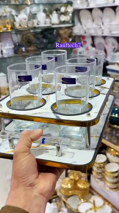 Glass Holding Tray