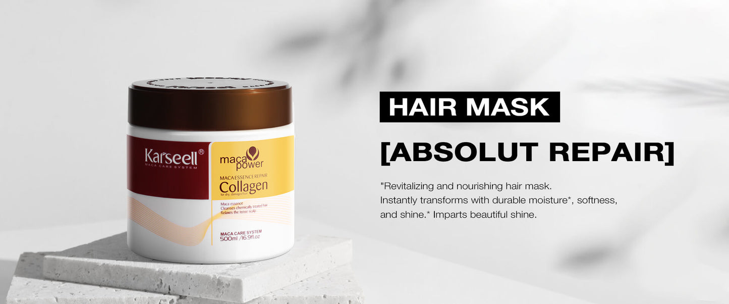 Karseell Collagen Hair Treatment Mask For Dry Damaged and All Hair Types For Women